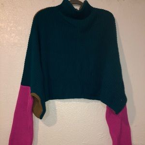Colorblock sweater